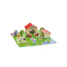 Viga Gyermek fa 3D puzzle Viga Farm puzzle, kirakós