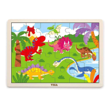 Viga Gyermek fa puzzle Viga Dino puzzle, kirakós