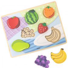 Viga magasított gyümölcsös puzzle puzzle, kirakós