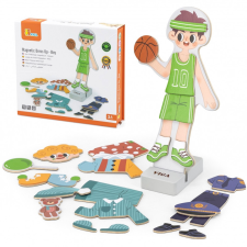 Viga mágneses öltöztetős játék 3 éves kortól puzzle, kirakós
