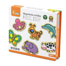 Viga Toys, 20db - mágneses állatok kreatív és készségfejlesztő