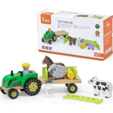 Viga Toys Viga traktor állatokkal (44680 Lek) autópálya és játékautó