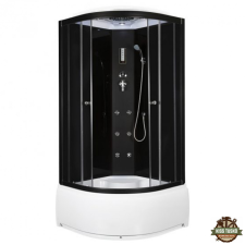  Vigo 90x90 cm íves hidromasszázs zuhanykabin kád, zuhanykabin