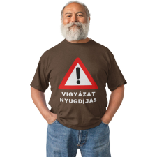  Vigyázat Nyugdíjas - Férfi Póló férfi póló