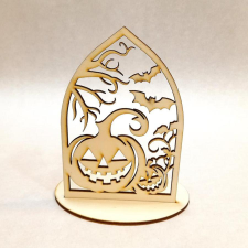  Vigyorgó tök talpas disz. Mérete: 100x150 mm dekorációs kellék