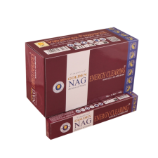 Vijayshree Fragrance Golden Nag füstölő - Energia Tisztító (Energy Cleaning) füstölő
