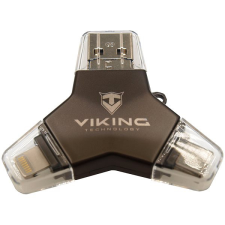 Viking USB 3.0 Pendrive 4in1 128GB fekete pendrive