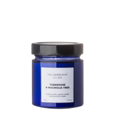 Vila Hermanos Apothecary Cobalt Blue Tuberose & Magnolia illatgyertya 150g, gyertya