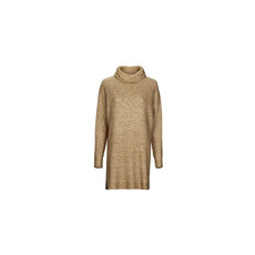 Vila Rövid ruhák VICILIA ROLLNECK L/S KNIT TUNIC/SU Bézs EU L