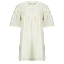 Vila Rövid ruhák VIESMA 2/4 SHORT DRESS/C36 Bézs DE 40 női ruha