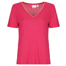 Vila Rövid ujjú pólók VINOEL Rózsaszín EU S