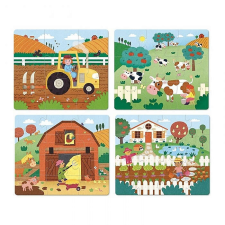 VILAC Kirakós készlet 4 modellel - A farmon puzzle, kirakós