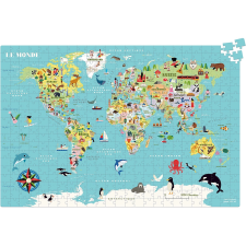 Vilac világtérkép puzzle 500 darabos puzzle, kirakós