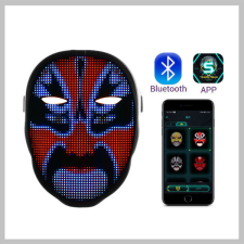 Világító LED Arcmaszk Bluetooth Alkalmazással holm7149 bőrápoló eszköz