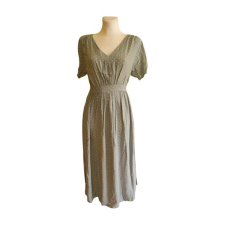  Világos zöld pöttyös női nyári ruha (méret: XL) női ruha