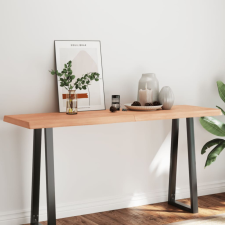  világosbarna kezelt tömör asztallap 160x50x(2-6) cm bútor