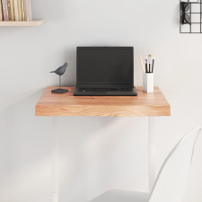  világosbarna kezelt tömör tölgyfa asztallap 60x60x(2-6) cm bútor