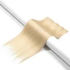  Világosszőke Egyenes Csatos Póthaj 60 cm póthaj