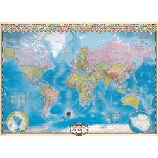 világtérkép 1000 darabos puzzle EUROGRAPHICS puzzle, kirakós