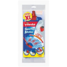 Vileda F1148V 3Action XL 3D Velour gyorsfelmosó utántöltő fej kék takarító és háztartási eszköz