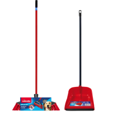 Vileda gumisörtés partvis hosszúnyelű szemeteslapáttal, 130cm-es nyéllel takarító és háztartási eszköz