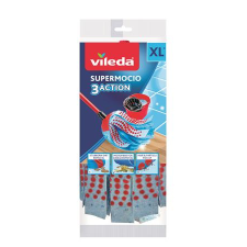 Vileda Gyorsfelmosó fej, mikroszálas, vileda "supermocio 3action", kék f1148v takarító és háztartási eszköz