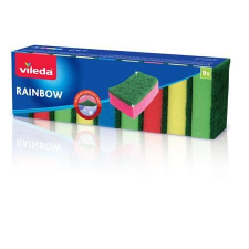 Vileda Mosogatószivacs, 9 db, VILEDA "Rainbow" konyhai eszköz