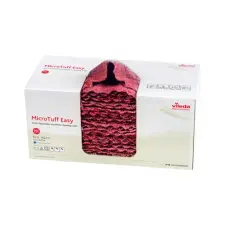 Vileda Professional Vileda Prof. MicroTuff Easy mikroszálas törlőkendő adagolós Piros 50db takarító és háztartási eszköz