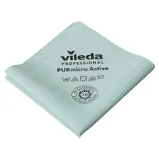 Vileda Professional Vileda PURmicro active mikroszálas törlőkendő (5db/csg) zöld tisztító- és takarítószer, higiénia