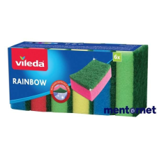 Vileda Rainbow mosogatószivacs 6 db-os takarító és háztartási eszköz