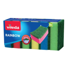 VILEDA Rainbow mosogatószivacs 6 db-os tisztító- és takarítószer, higiénia