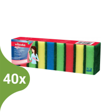 Vileda Rainbow mosogatószivacs 9db-os (Karton - 40 csg) tisztító- és takarítószer, higiénia