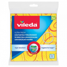 Vileda Vileda Ultra Fresh Háztartási törlőkendő Anti-BAC 1db tisztító- és takarítószer, higiénia