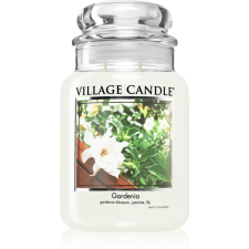 Village Candle Gardenia illatgyertya (Glass Lid) 602 g gyertya