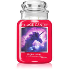 Village Candle Magical Unicorn illatgyertya (Glass Lid) 602 g gyertya