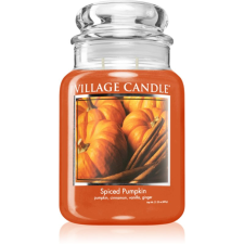 Village Candle Spiced Pumpkin illatgyertya (Glass Lid) 602 g gyertya