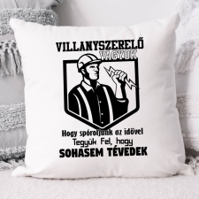  Villanyszerelő párna - Spóroljunk az idővel lakástextília