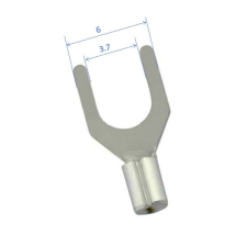  Villás saru. 3,7mm M3,5; 0,25...1,5 mm² kisháztartási gépek kiegészítői