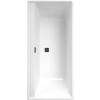 Villeroy and Boch Villeroy & Boch Collaro 1800 x 800 mm-es beépíthető egyenes kád Matt Black - UBA180COR2NV-01