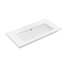 Villeroy and Boch Villeroy & Boch Venticello 100 x 50 cm-es beépíthető mosdó csaplyuk nélkül Stone White CeramicPlus felülettel - 4104AJRW fürdőszoba kiegészítő
