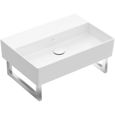 Villeroy & Boch Memento 2.0 mosdótál 60x42 cm négyszögletes fehér 4A226301 fürdőkellék