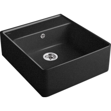 Villeroy & Boch Single 595, magasfényű fekete / Chromite glossy mosogatótálca