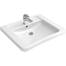 Villeroy & Boch Vita mosdótál 65x55 cm négyszögletes mozgássérülteknek fehér 51786701 fürdőkellék