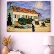  Vincent van Gogh - A fehér ház éjjel vászonkép dekoráció