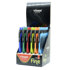 Vinson Golyóstoll nyomógombos 1,0mm Vinson Fine 1008 vegyes displ 36 db/display toll