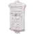  Vintage fehér öntöttvas felületre szerelhető postaláda Mail Box felirattal 35x19,5x8cm