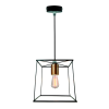 Viokef Agatha fekete függesztett lámpa (VIO-4138600) E27 1 izzós IP20