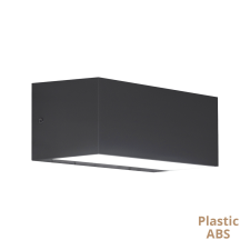 Viokef Amelia sötétszürke LED kültéri fali lámpa (VIO-4257100) LED 1 izzós IP65 kültéri világítás