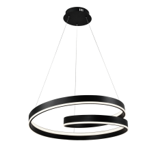 Viokef Capri fekete LED függesztett lámpa (VIO-4291300) LED 1 izzós IP20 világítás