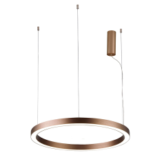Viokef Choco kávébarna LED függesztett lámpa (VIO-4244500) LED 1 izzós IP20 világítás